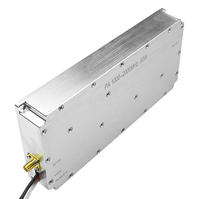 50W 100-2000MHz wifi 5g drone FPV UAV signal blocker countermeasure rf power amplifier module
