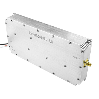 50W 100-2000MHz wifi 5g drone FPV UAV signal blocker countermeasure rf power amplifier module