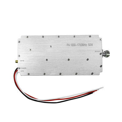 50W băng thông rộng chống máy bay không người lái Power Amplifier Module Frequency Range 1000-1700MHz Gain 47 cho nhu cầu an ninh ngoài trời