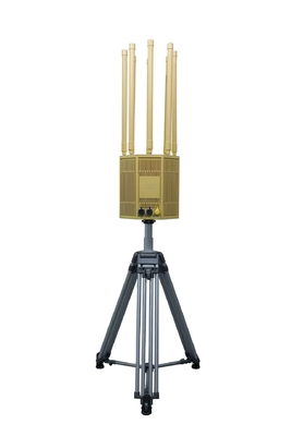 Sunset Yellow 8 băng tần chống máy bay không người lái 433mhz 800mhz 5.8ghz thiết bị nhiễu