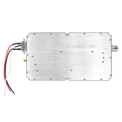 Mô-đun khuếch đại công suất băng rộng 50W 47dBm 300-2000MHz cho lĩnh vực truyền thông