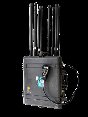 Xe lắp đặt GPSL1 WIFI VHF UHF máy bay không người lái FPV thiết bị nhiễu tín hiệu để bảo vệ an toàn