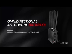 Làm thế nào để sử dụng manpack chống drone jammer