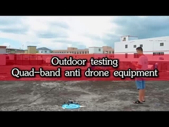 4 kênh 360 ° phạm vi đầy đủ 1,5 km RF hình nhà tay cầm từ FPV jammer cho xe gắn