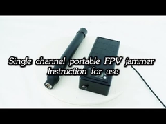 1km tần số 700-1020 MHz băng tần đơn cầm tay FPV jammer để bảo vệ an toàn hàng không