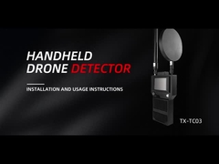 Máy dò tín hiệu cầm tay được tùy chỉnh 1.5-2km 3 kênh cho chống FPV